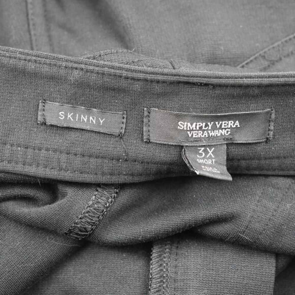 Simply Vera Vera Wang Plus Size Skinny Pant‎ Size 3X Short Gently Used Condition - Picture 4 of 4
